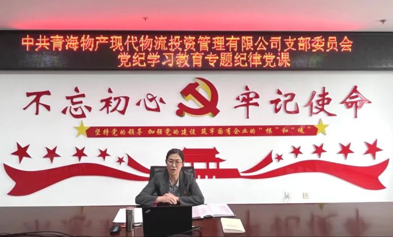 嚴明紀律作風 永葆政治本色——集團黨委書記、董事長劉玲同志講授專題紀律黨課