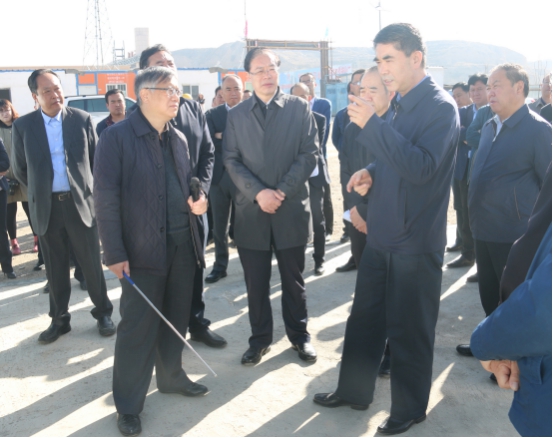 省委副書記、省長王建軍等領導一行視察海東工業園區臨空綜合經濟園