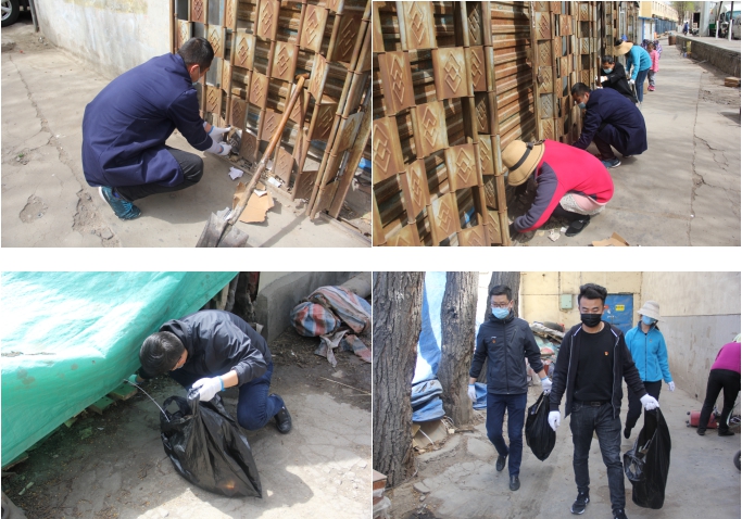 中共青海省第三建筑工程有限公司支部委員會開展“黨旗領航，愛衛同行”主題黨日活動